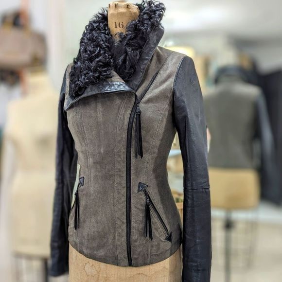 Danier Leather Shearling Jacket - Picture 7 of 13